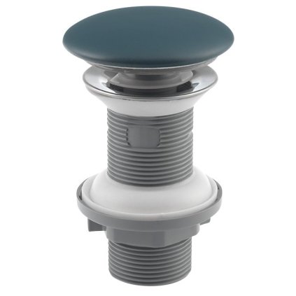 Sapho, evacuare chiuveta 5/4" click-clack, capac ceramic, grosime 20-70mm, verde petrol mat, 38TP0181I