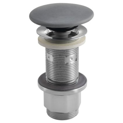 Sapho, evacuare chiuveta 5/4", click-clack, dop de beton, gri, FG917