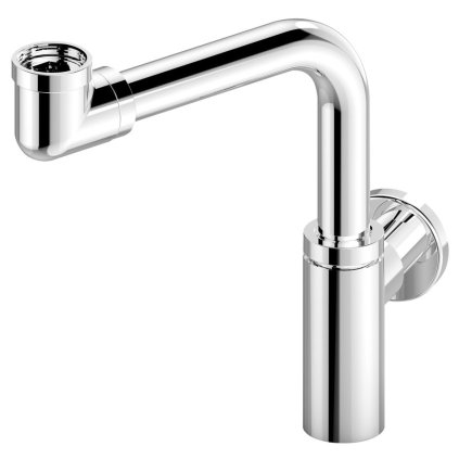 Sapho, sifon pentru chiuvetă cu economie de spațiu, 5/4"-32, crom, SI511-EL
