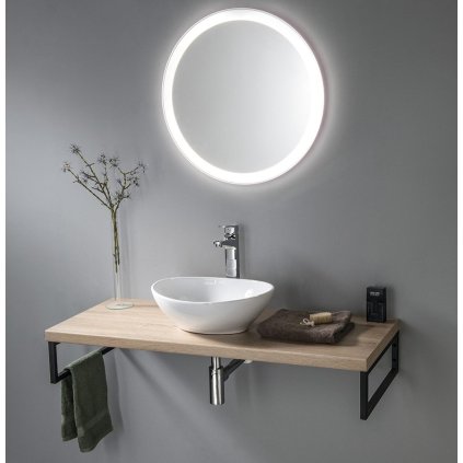 Sapho, blat VEGA 125x45cm, stejar platinat