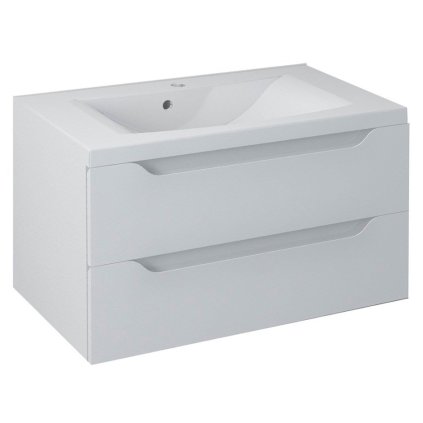 Sapho, dulap pentru lavoar WAVE 79,7x45x47,8cm, alb (WA081), WA080-3030