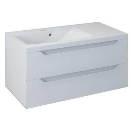 Sapho, dulap lavoar WAVE 89,7x45x47,8cm, alb, stânga (WA092L), WA092-3030