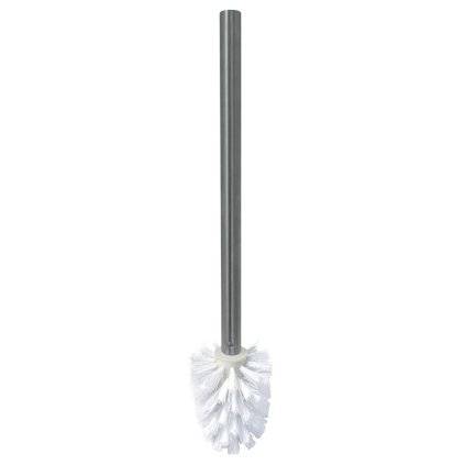 Sapho, perie de toaleta cu maner, diametru 70mm, covoras inox, NDX311