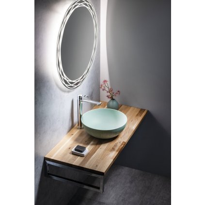 Sapho, placă WOODY 1100x28x500mm, stejar natural masiv, WD110-70