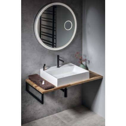 Sapho, placă WOODY 800x28x500mm, stejar natural masiv, WD080-70