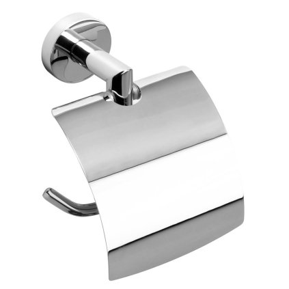 Sapho, suport hârtie igienică X-ROUND cu capac, crom, XR702