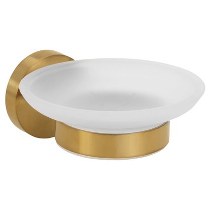 Sapho, sapuniera X-ROUND GOLD, pahar de lapte, auriu mat, XR803GB