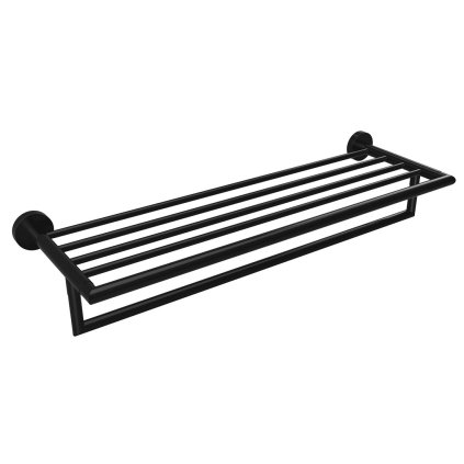 Sapho, raft prosoape X-ROUND cu bară 500 mm, negru, XR421B