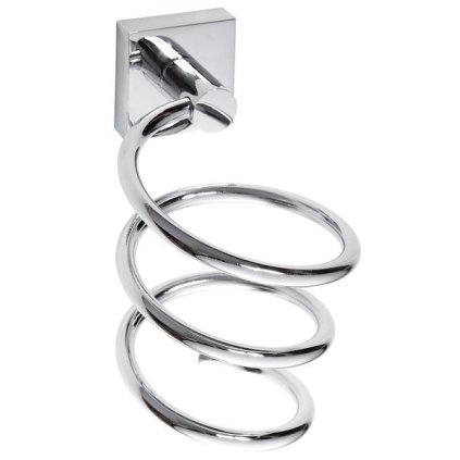 Sapho, suport pentru uscător de păr X-SQUARE, spirală, crom, XQ005