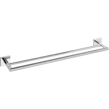 Sapho, X-SQUARE suport prosop dublu 650mm, crom, XQ404