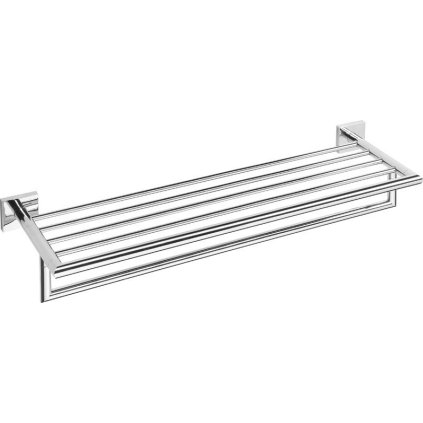 Sapho, raft prosoape X-SQUARE cu bară 650x110x215mm, crom, XQ601