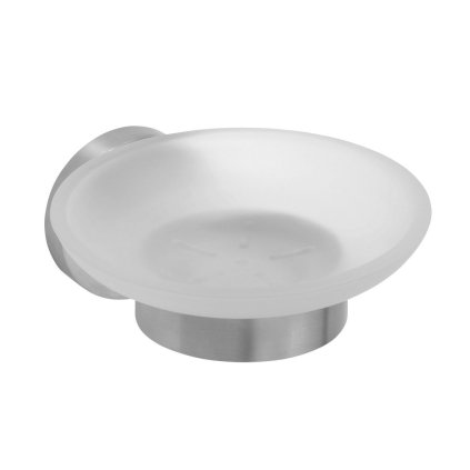 Sapho, sapuniera din sticla X-STEEL, otel inoxidabil periat, XS802
