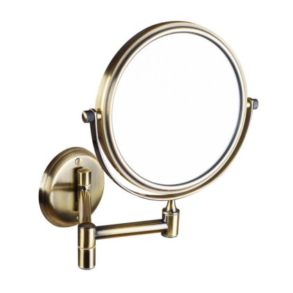 Sapho, Oglinda cosmetica suspendata, diametru 150 mm, bronz, XP012