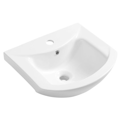 Sapho, chiuveta mobila ZERO 45,5x40cm, alb, 6045