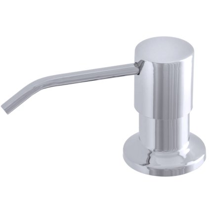 Gamma Simplu, dozator de detergent pentru chiuveta de bucatarie 400ml, crom lucios, GMA-DOZ-CH