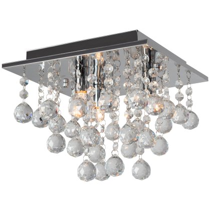 Toollight - Plafoniera din cristal 3xG9 APP404-4C, crom, OSW-00551