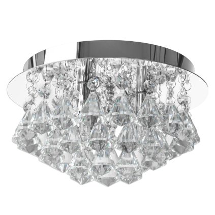 Toollight - Lampă suspendată din cristal G9 3x40W APP1039-C, crom, OSW-06822