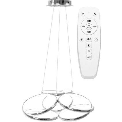 Toollight - Lampă suspendată cu LED APP795-CP, crom, OSW-05501
