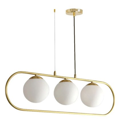 Toollight - Plafoniera moderna 3xE27 60W APP915-3CP, auriu, OSW-03205