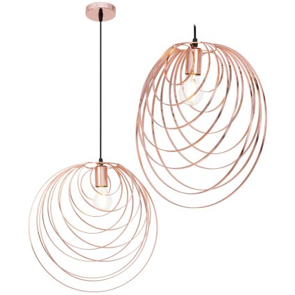 Toollight - Plafoniera modernă APP427-1CP, aur roz, OSW-00559