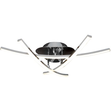 Toollight - Plafoniera LED moderna 59x59cm APP397-C, crom, OSW-06913