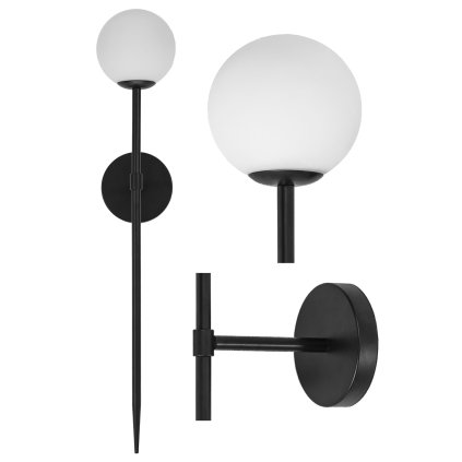 Toollight - Lampă de perete modernă 75cm APP579-1W, neagră, OSW-08758