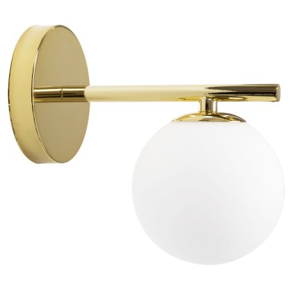 Toollight - lampă de perete din sticlă Classic APP684-1W, auriu, OSW-05639