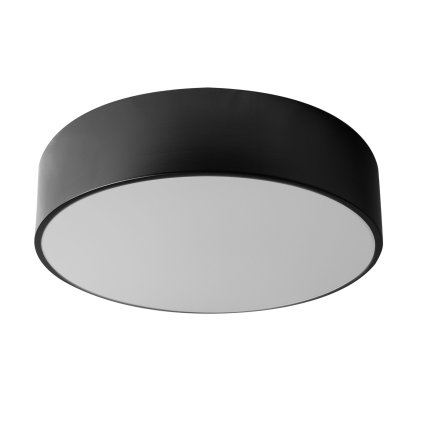 Toollight - Plafoniera 30 cm rotunda 3xE27 60W app640-2c, negru, OSW-00088