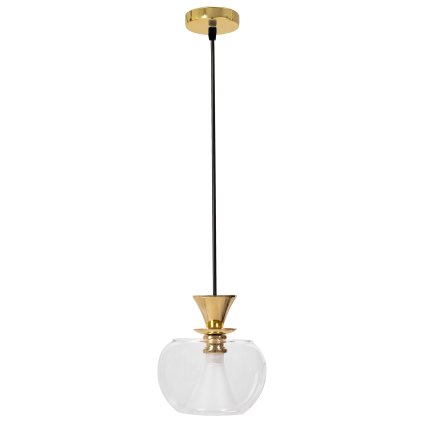 Toollight - Plafoniera suspendată bilă de sticlă aurie APP902-1CP, OSW-06676