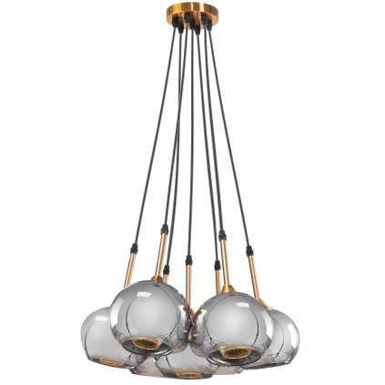 165318 5 toolight stropna lampa zo skla 7xg9 app898 7cp osw 06670