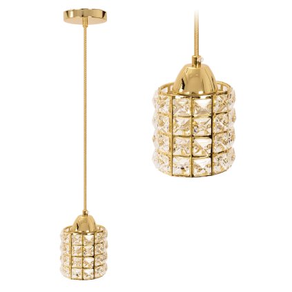 Toollight - Plafoniera Crystal Gold APP724-1CP, auriu, OSW-06874