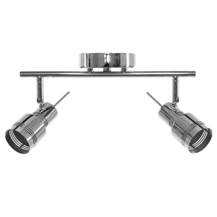 Toollight - Lampă de tavan/perete tip reflector 2 puncte 2xGU10 392197, crom, OSW-08482