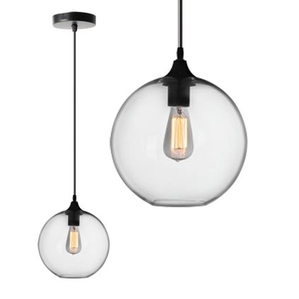 Toollight - Lampă suspendată E27 60W APP311-1CP, negru, OSW-00343