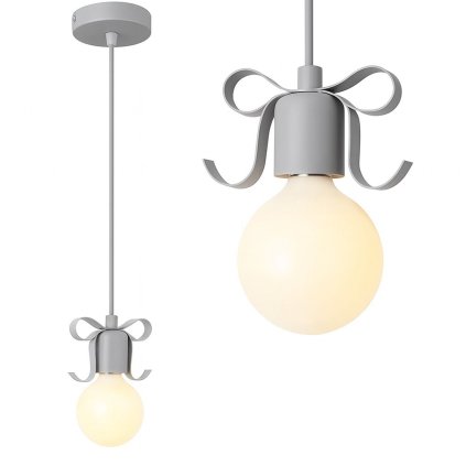 Toollight Narni, plafoniera cu pandantiv 1xE27 APP188-1CP, gri, OSW-00265