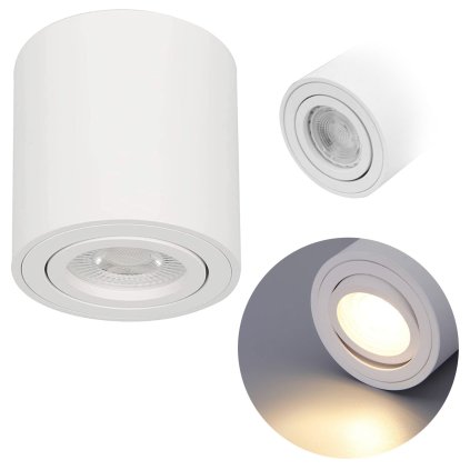 237021 toolight bodova stropna nastenna lampa 1xgu10 322117a biela osw 08801