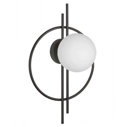 Toollight, lampă de perete din metal 1xE27 APP1435-W, negru, OSW-01252