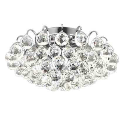 Toollight, plafoniera din cristal 35x35cm 3xE14 APP783-3C, crom, OSW-05034