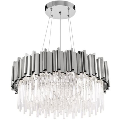 Toollight, plafoniera din cristal 4xE14 APP1480-1C, crom, OSW-05060