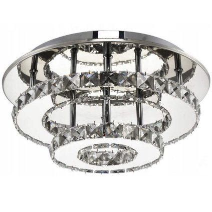 155520 toolight led kristalove zavesne stropne svietidlo 20w neutralna farba app412 c chromova osw 65010