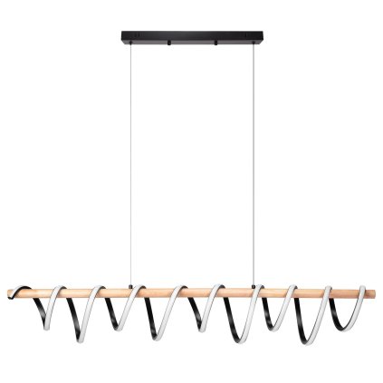 Toollight, plafoniera LED 120cm 30W 4000K APP1288-CP, negru-maro, OSW-00943