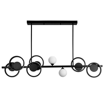 Toollight, plafoniera LED 120 cm APP1199-CP, negru mat, OSW-04559