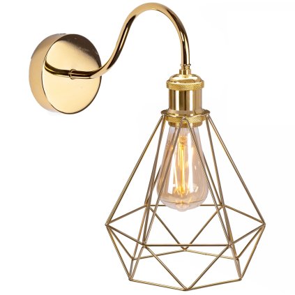 185604 6 toolight nastenna lampa loft 1xe27 392229 zlata osw 09681