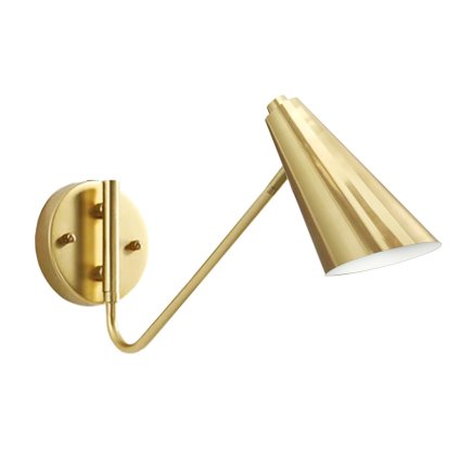Instrument, lampă de perete 1xE27 APP1138-1W, auriu, OSW-14002