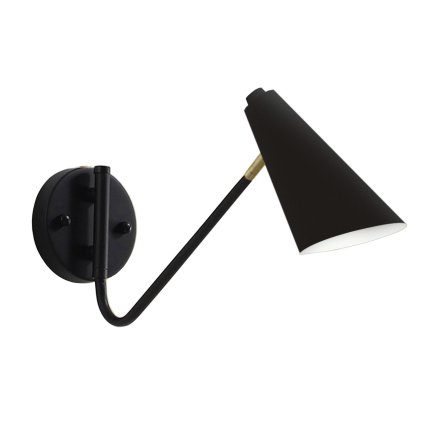 Instrument, lampă de perete 1xE27 APP1139-1W, negru-auriu, OSW-14005