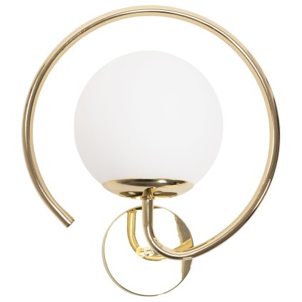 Instrument, lampă de perete 1xE27 APP1153-1W, alb-auriu, OSW-40007