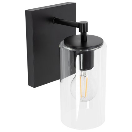 Instrument, lampă de perete 1xE27 APP1222-1W, negru mat, OSW-40030