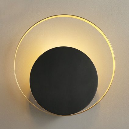 Instrument, lampă de perete 1xG4 APP992-W, auriu-negru, OSW-05554