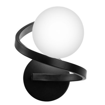239484 toolight nastenne svietidlo 1xg9 app1209 1w cierna osw 14029