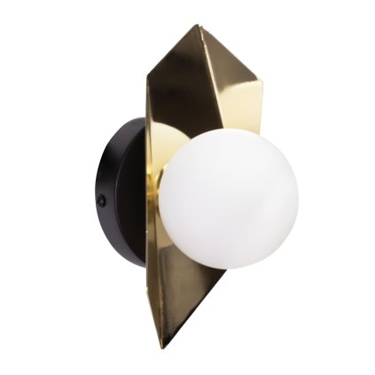 Instrument, lampă de perete 1xG9 APP1411-W, negru-auriu, OSW-08087