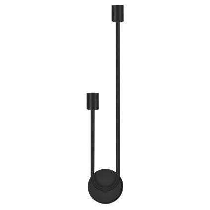 Instrument, lampă de perete 2xE14, APP1147-2W, negru mat, OSW-14010